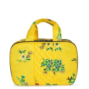 Lug Flatbed Deluxe Cosmetic Case Bouquet Yellow 💛💚💛